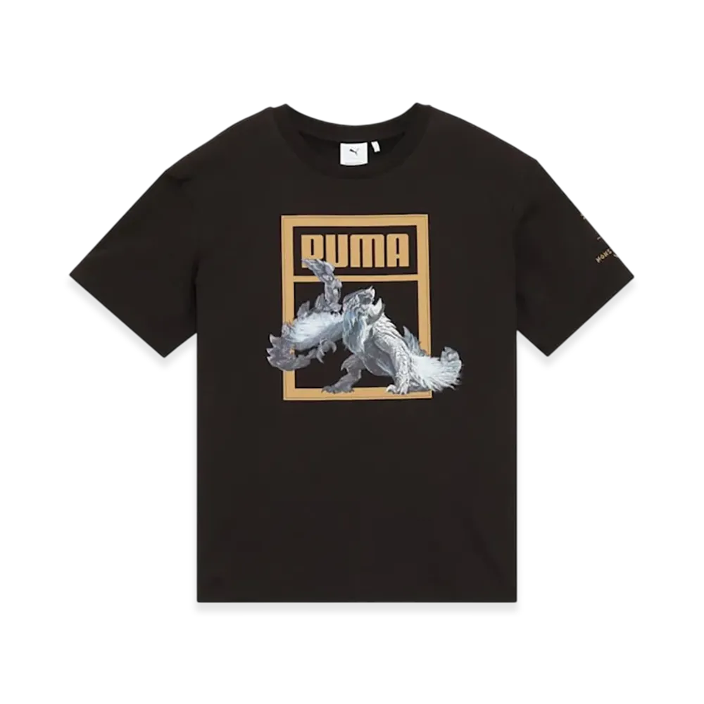 PUMA x Monster Hunter Wilds Short Sleeve T-Shirt "PUMA Black"