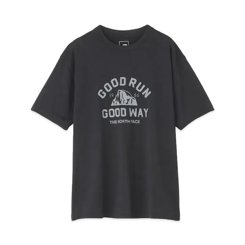 The North Face Short Sleeve Free Run Crew (Unisex) "Black"