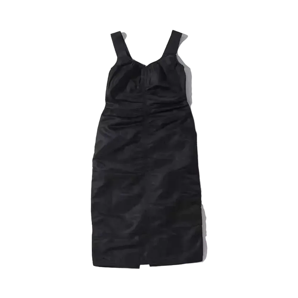 atmos pink Nylon Front Drawer Dress "Black"