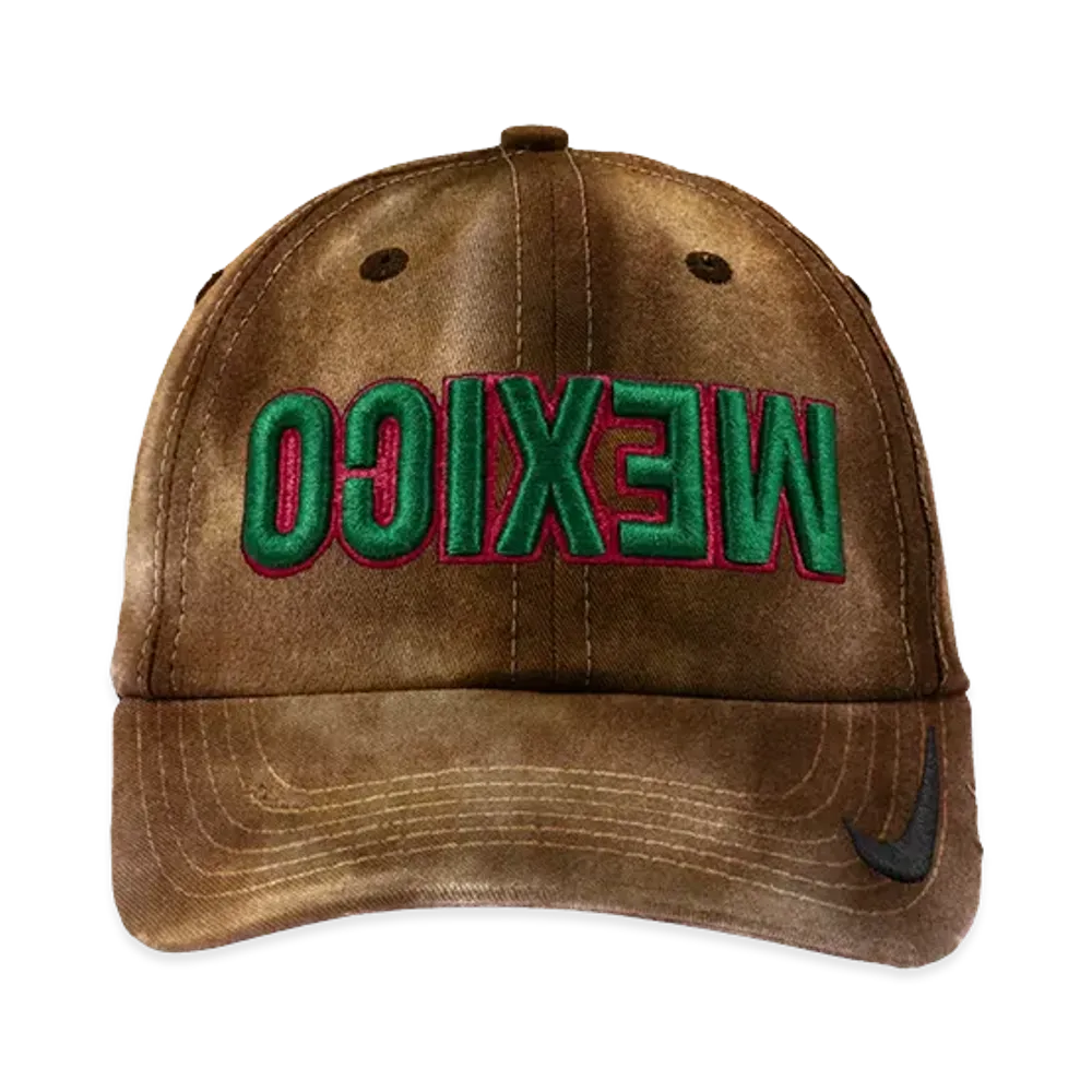 Travis Scott Cactus Jack x Nike Mexico Distressed Total 90 Hat "Brown"