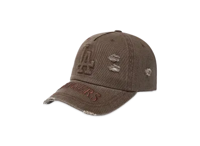 MLB Vintage Embo Damage Unstructured Ballcap "Brown"