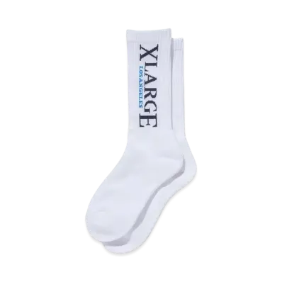 XLARGE XL Lax Logo Socks "White"