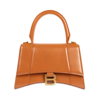 BALENCIAGA Hourglass Top Handle Small Bag "Beige"