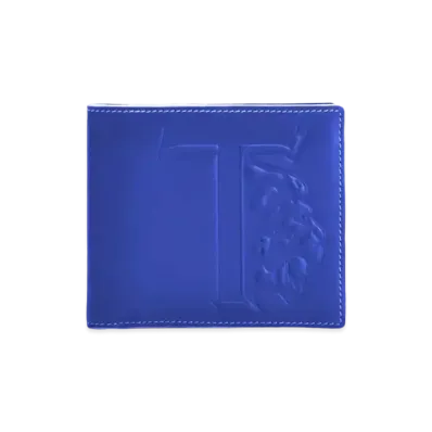 TOD'S Leather Wallet "Blue"