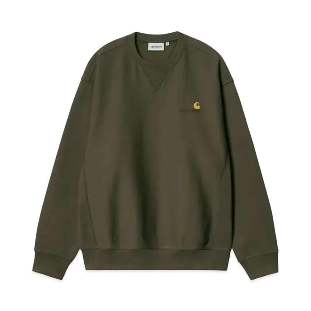 Carhartt Wip American Scriptsweatshirt "Dark Olive"