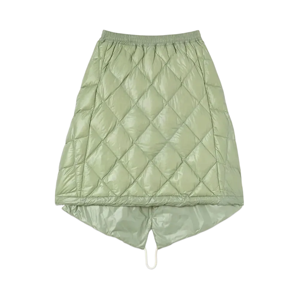Jil Sander Women's Quilted Down Skirt "Pastel Green"