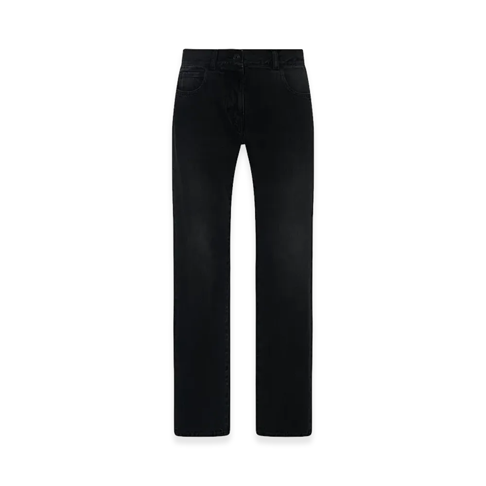 The Row Women's Booker Cotton Jeans "Black"