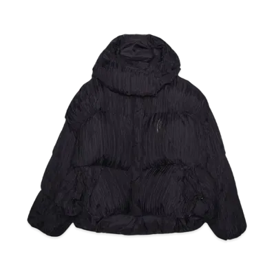 IZZY DU MEDA Pleated puffer "BLACK"
