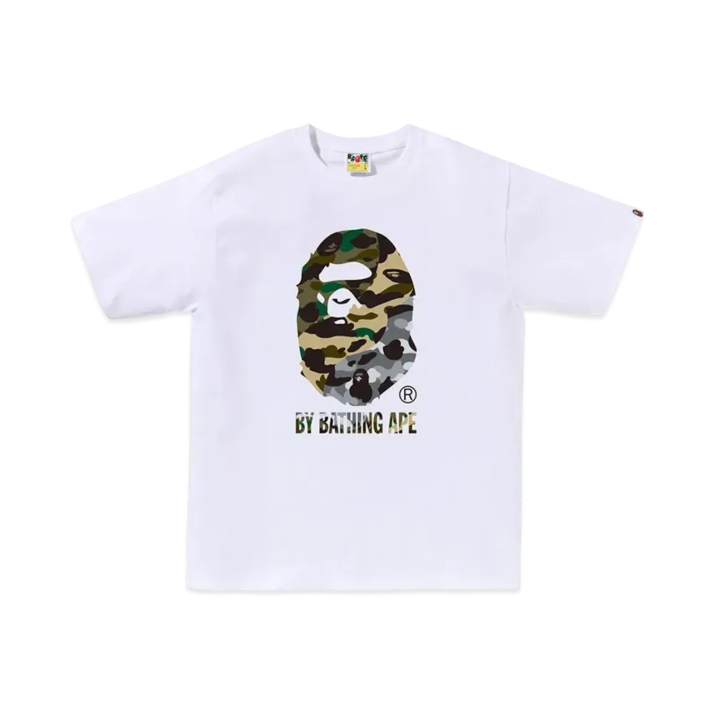 A BATHING APE 1St Camo Crazy By Bathing Ape Tee "White"