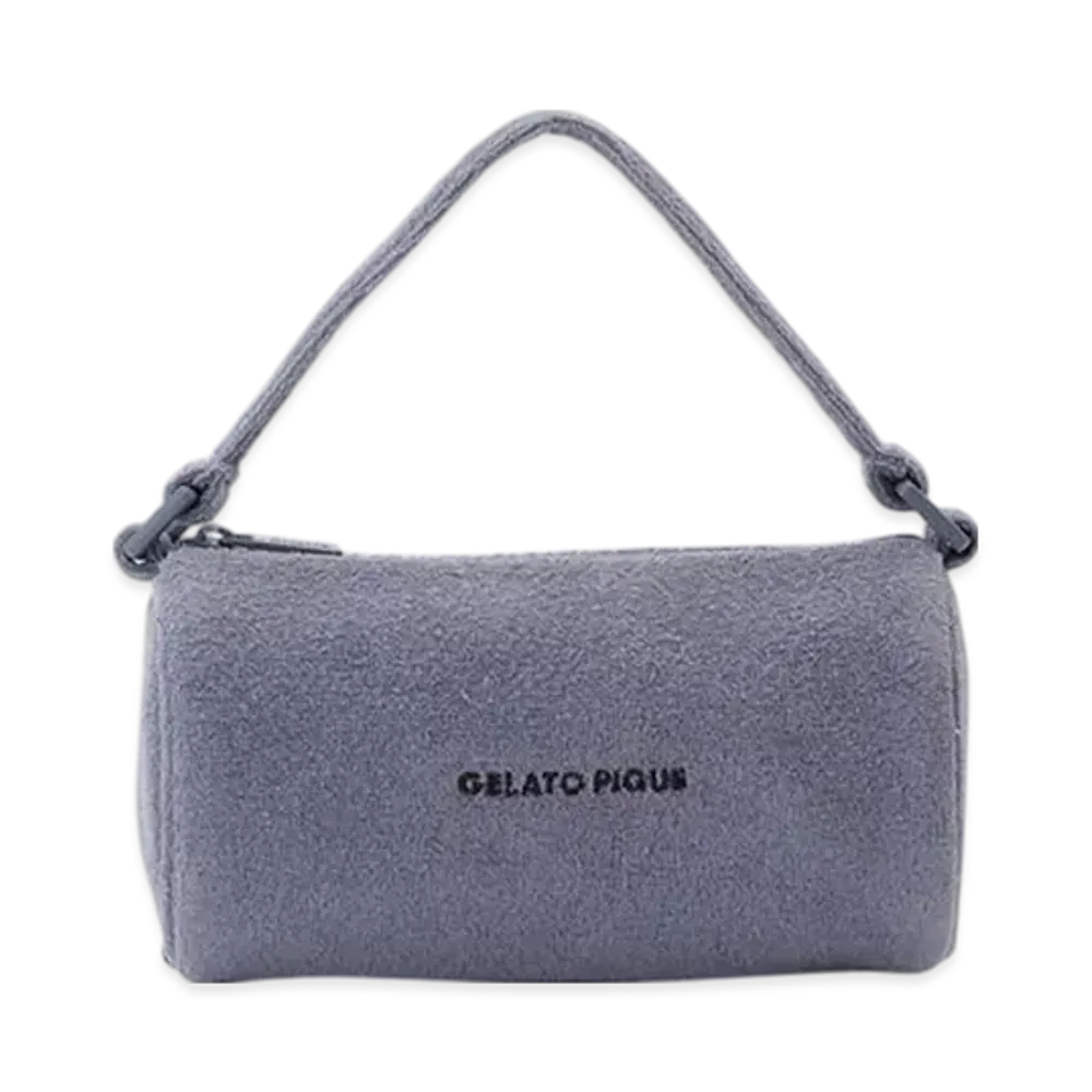 GELATO PIQUE Colorful Pile Mini Bag "Navy"