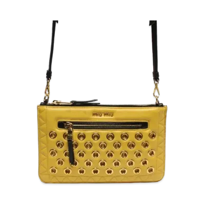 Miu Miu 2way Wallet Bag "Yellow"