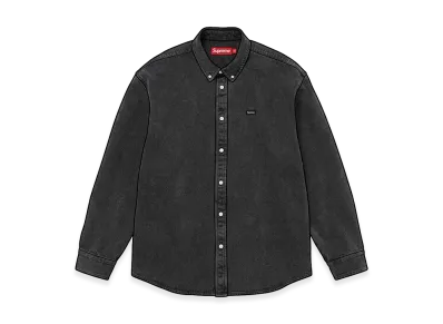 Supreme Small Box Denim Shirt "Black"