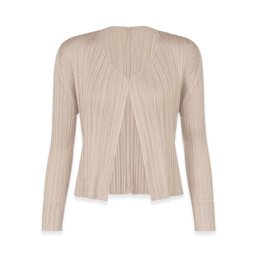 PLEATS PLEASE ISSEY MIYAKE New Colorful Basics 4 "Greige"