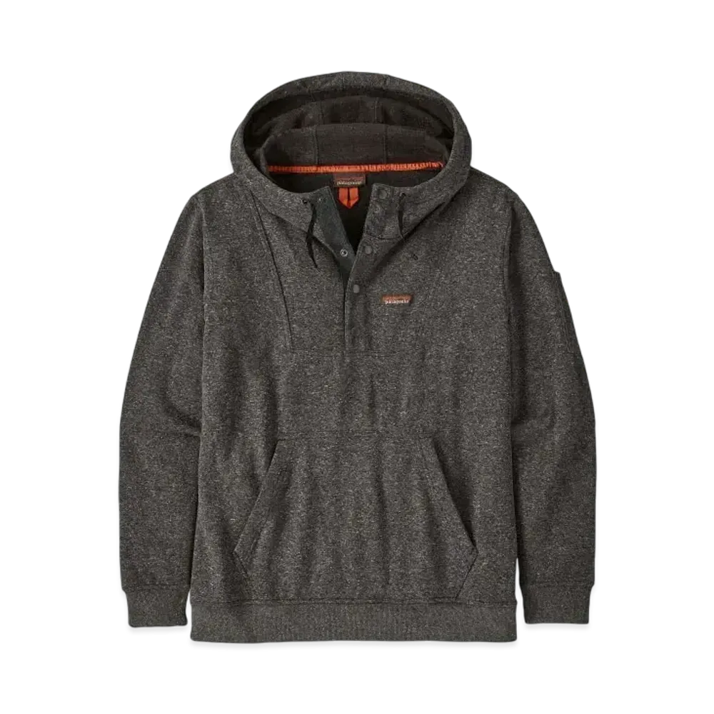 Patagonia Men's Hemp Hoodie Sweatshirt "Black"