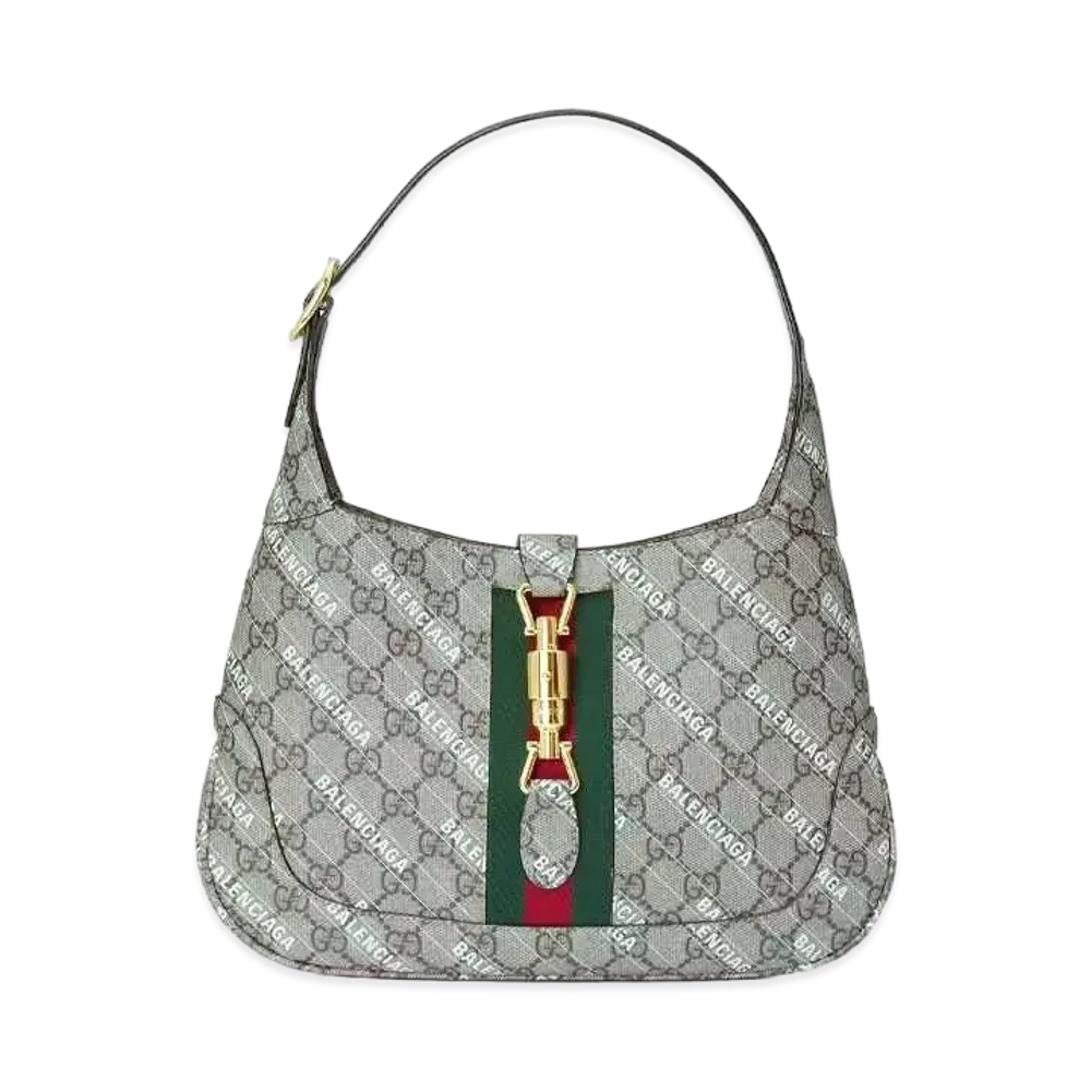 GUCCI x BALENCIAGA The Hacker Jackie 1961 Small Bag "Beige"
