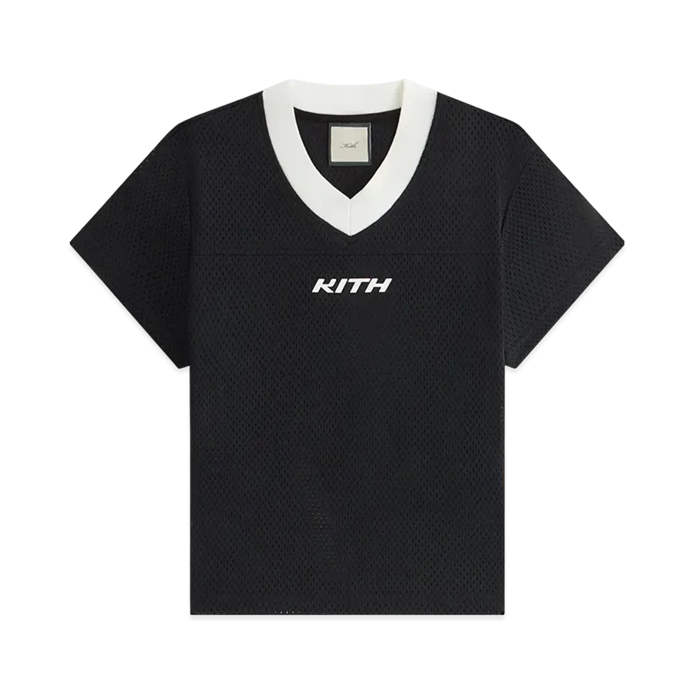 Kith Women Nicci Mesh Football Jersey "Black"