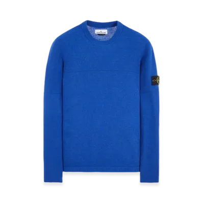 Stone Island 524A3 Lambswool Crewneck Knit - 23FW "Ultramarine Blue"