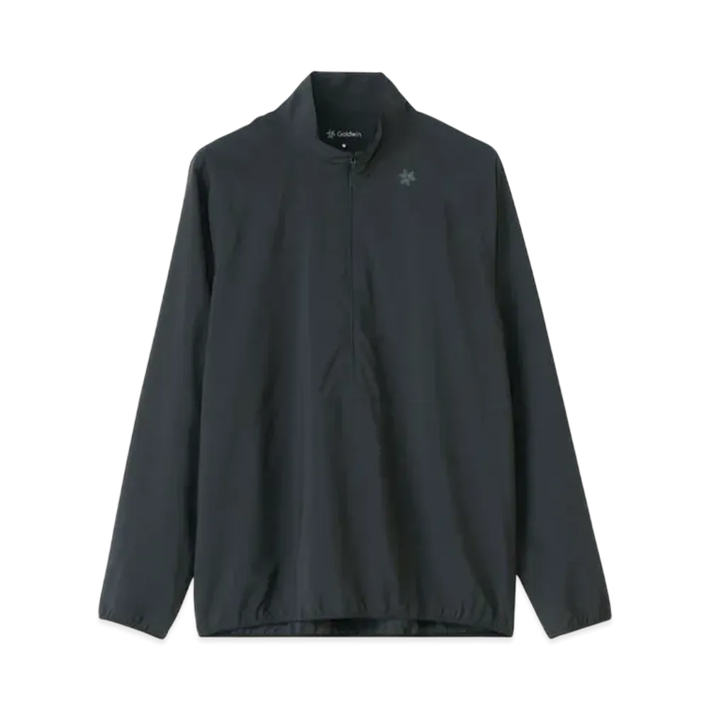 Goldwin Floating Windshell Half-Zip Pullover (Unisex) "Black"