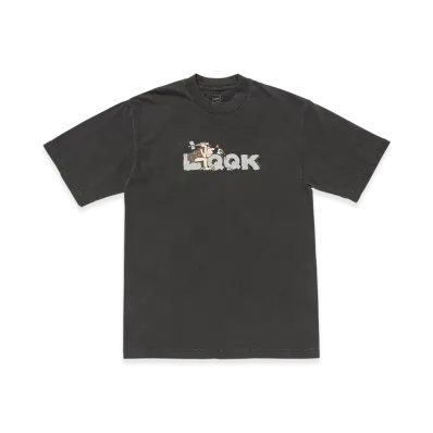 MIN-NANO x LQQK STUDIO Cave Man Tee "Black"