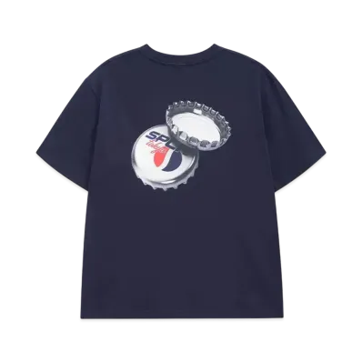SPLR Bottle Cap Tee "Navy"