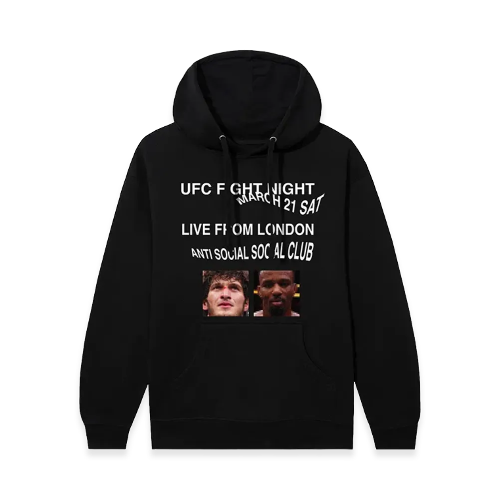 ANTI SOCIAL SOCIAL CLUB x UFC Live Hoodie "Black"