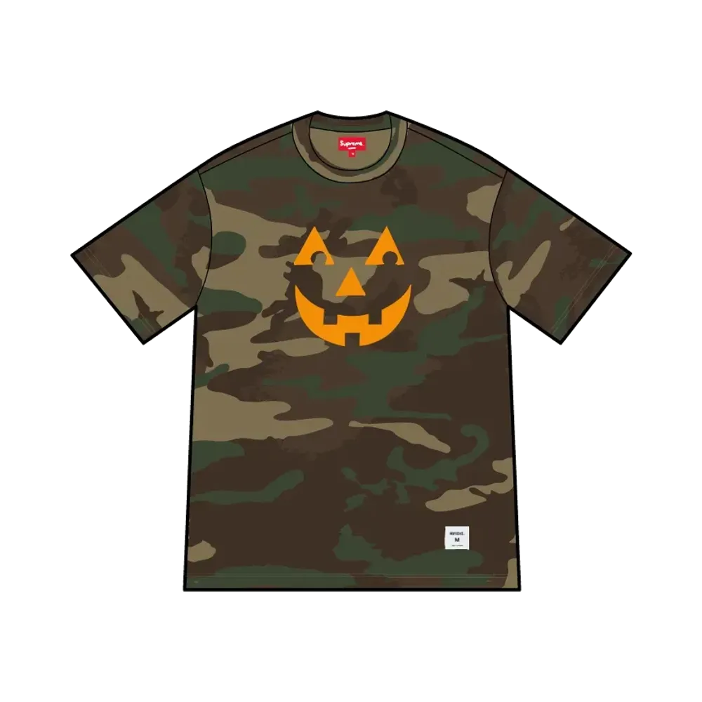 Supreme Pumpkin S/S Top "Woodland Camo"