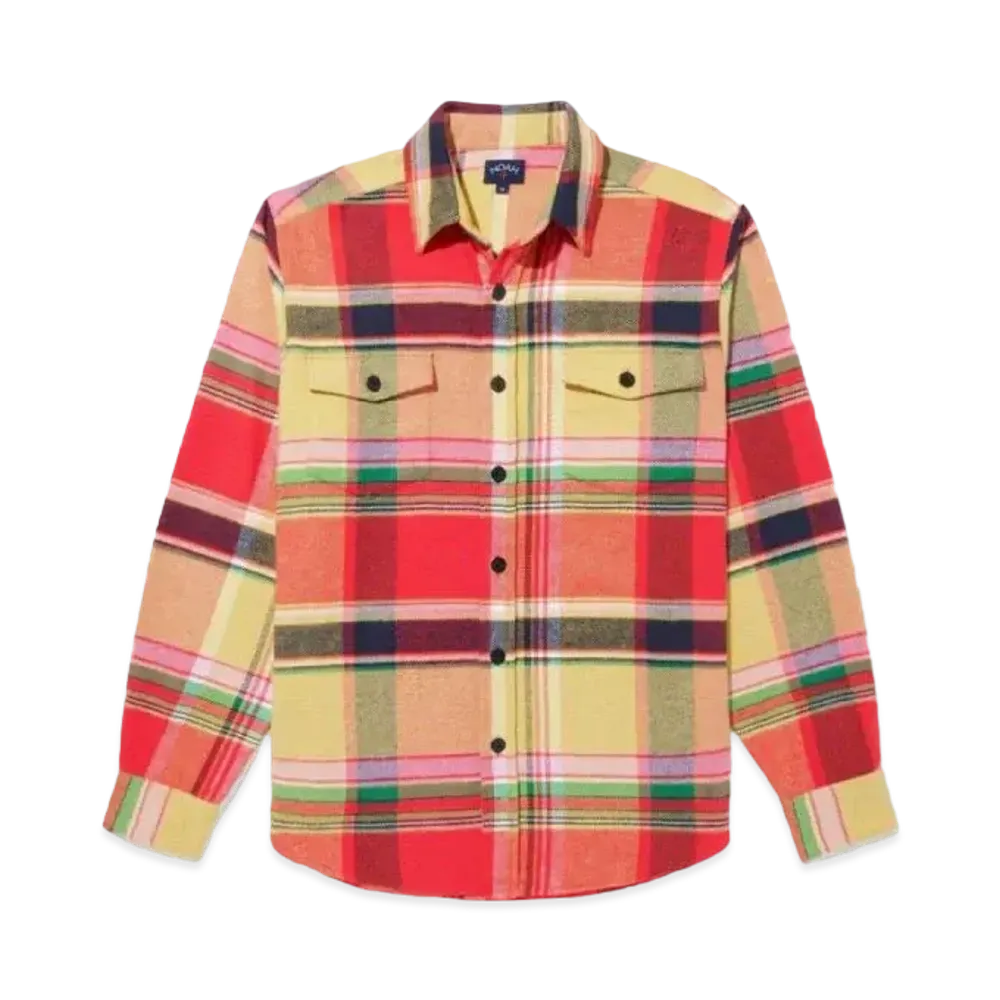 Noah Bright Plaid Heavyweight Flannel "Multi"