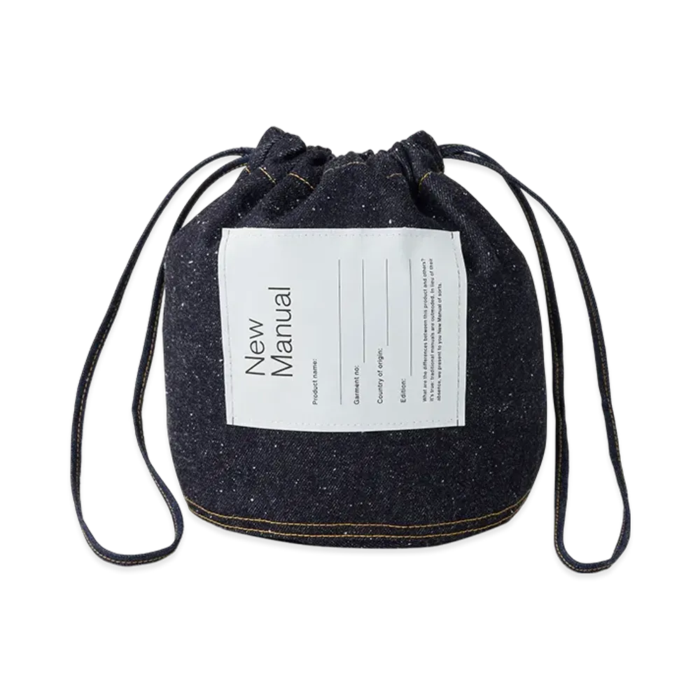 New Manual x GQ SHOP U.S.M Personal Efects Denim Bag Gq Shop