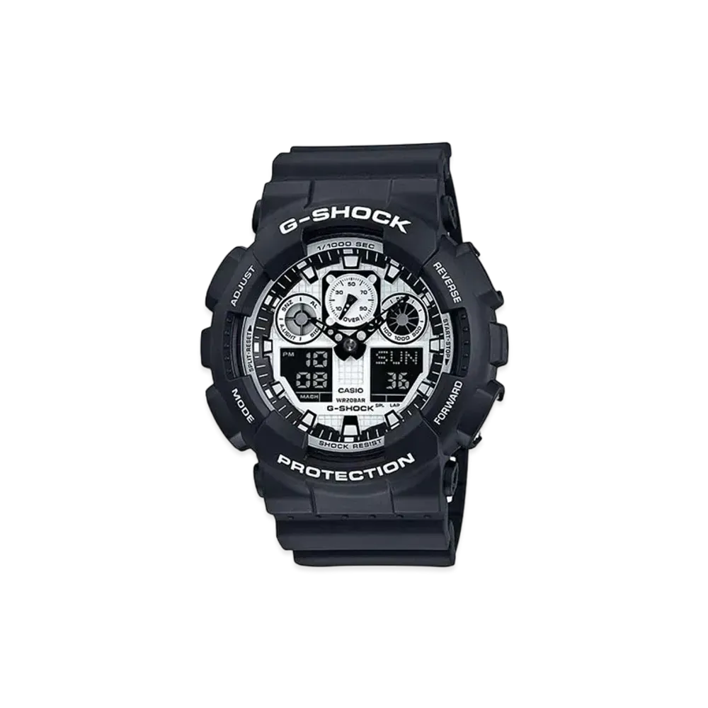 Casio G-Shock GA100BW1A - 55mm in Resin