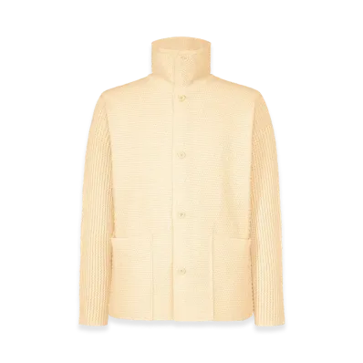 HOMME PLISSE ISSEY MIYAKE Rustic Knit "Ivory"