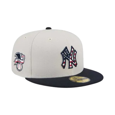 NEW ERA 59Fifty On-Field 2024 MLB 4th of July New York Yankees "Stone"