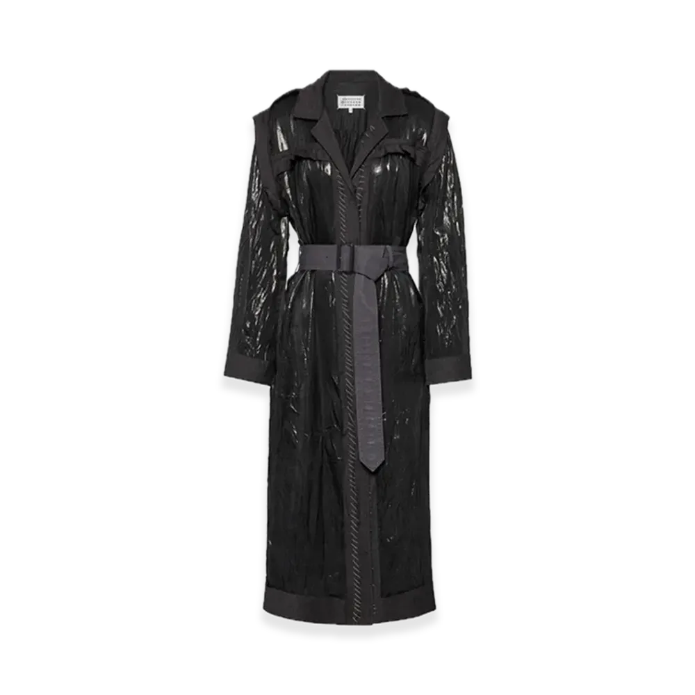Maison Margiela Trench Dress "Black/Carbon Melange"