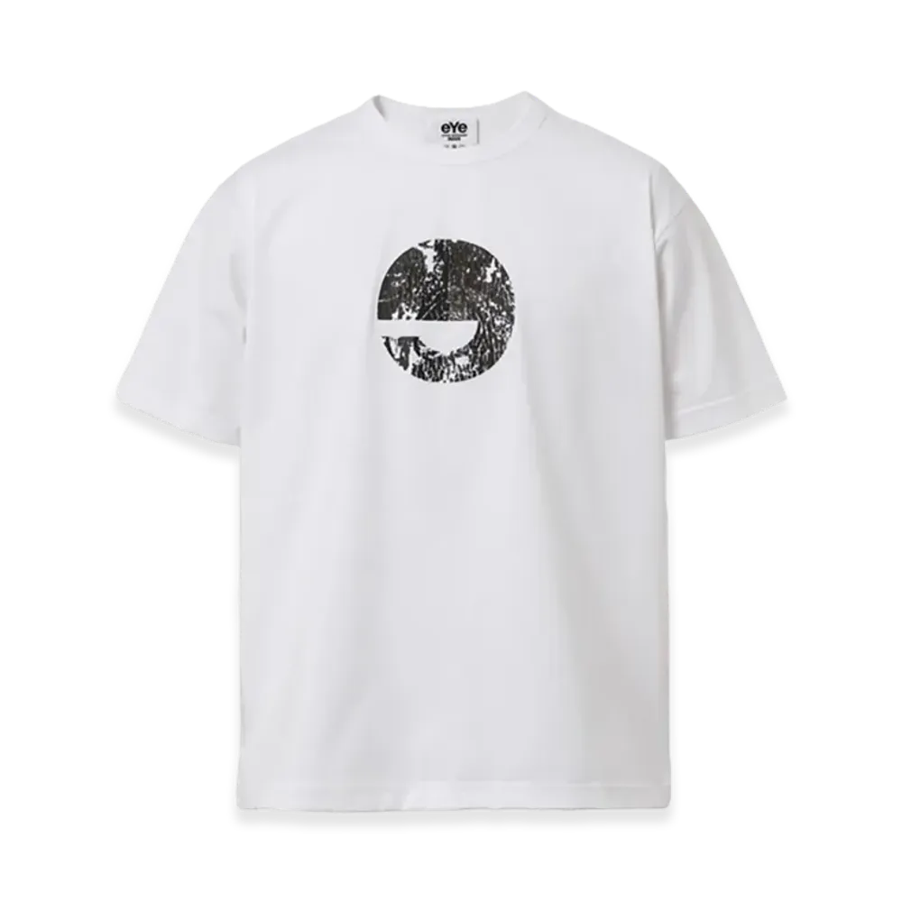 eYe JUNYA WATANABE MAN Cotton Heavyweight Jersey Logo Print T-Shirt "White"