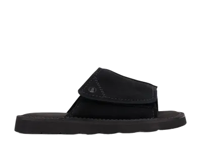 Clarks Solsbury Slide "Black Suede"