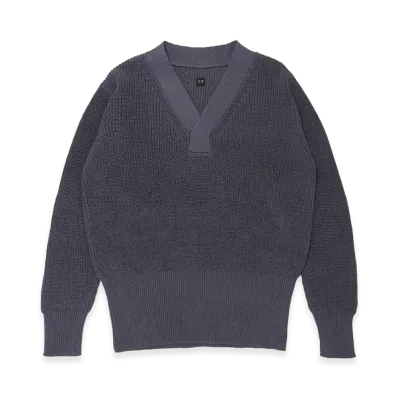 T.T Taiga Takahashi LOT.529 V Neck Pullover "Charcoal"