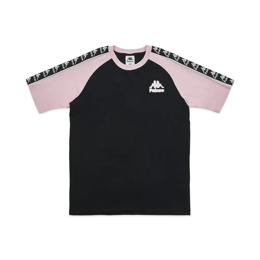 PALACE KAPPA CLASSIC RAGLAN T-SHIRT "Black / Pink"