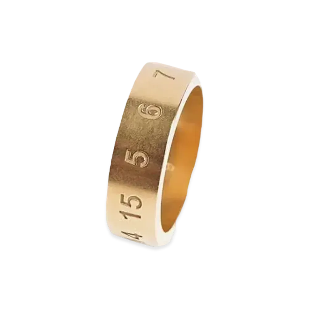Maison Margiela NUMERICAL RING 2 "YELLOW"