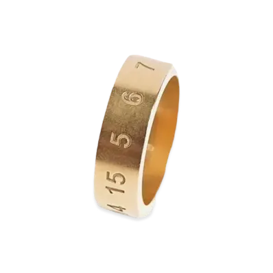 Maison Margiela NUMERICAL RING 2 "YELLOW"