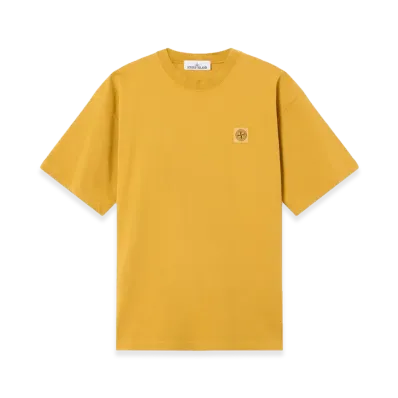 Stone Island 2100030 Combed Organic Cotton Jersey "Mustard"