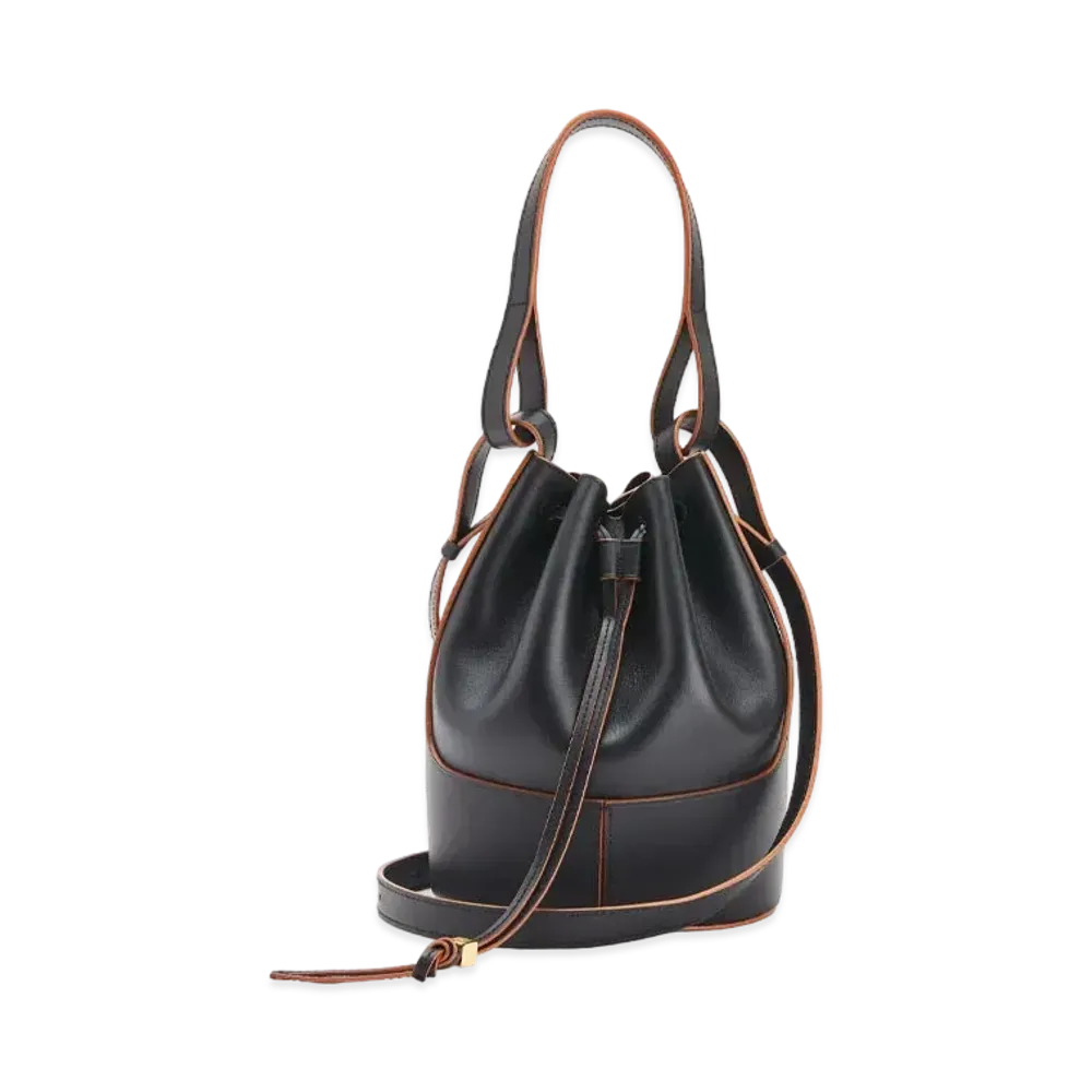 LOEWE Small Balloon Bag In Nappa Calfskin "Black"