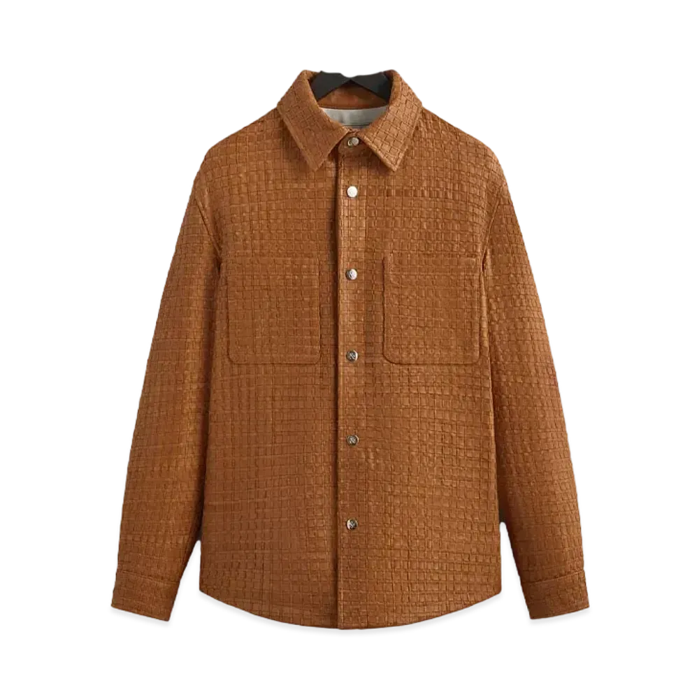 Kith &Kin Woven Leather Apollo II Shirt "Tool"