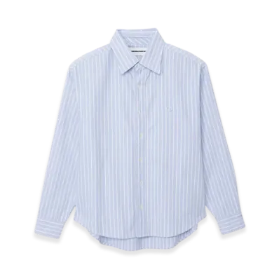 GOD ONLY KNOWS Striped Shirt "Blue"