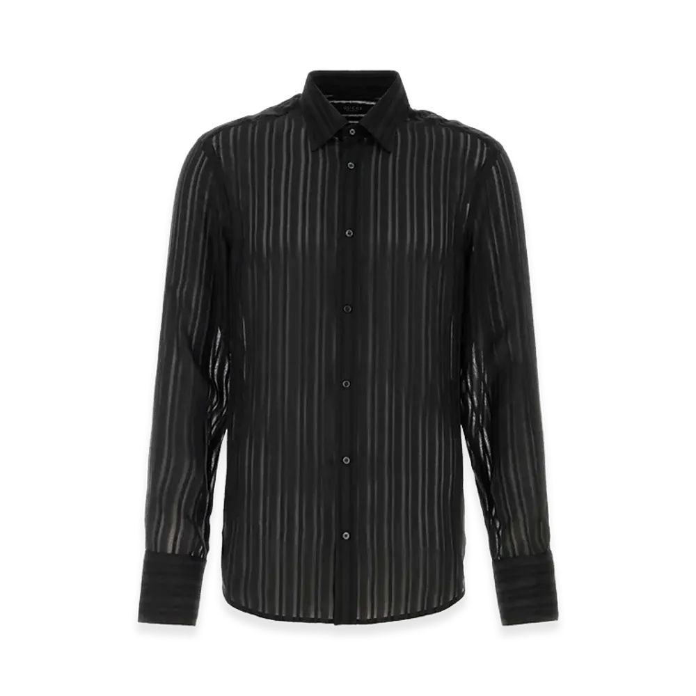 GUCCI Silk Shirt "Black"