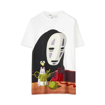 LOEWE x Spirited Away Kaonashi Oversize T-shirt In Cotton "Multicolor"