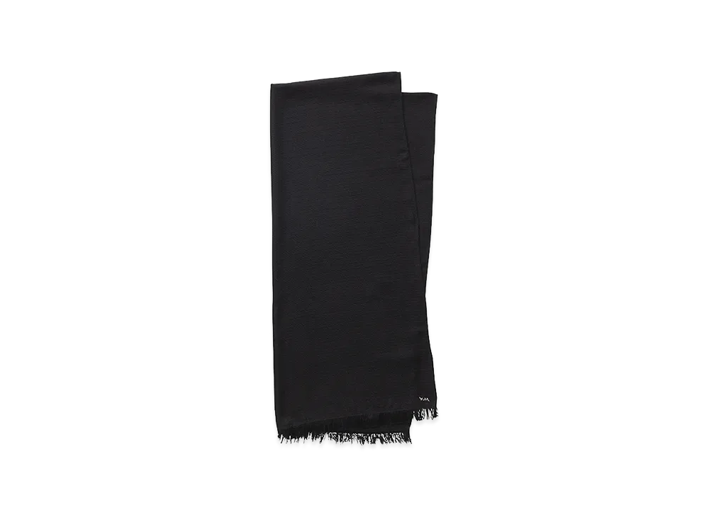 visvim Basic Jacquard Stole "Black"