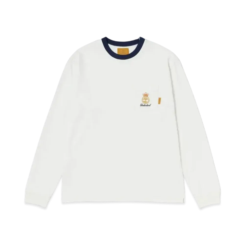 Timberland Allgender Long Sleep Pocket Tee "White"