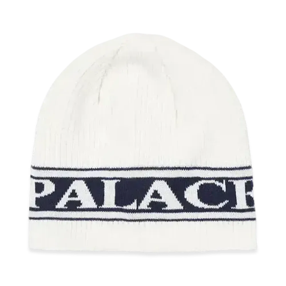 PALACE Jeans Nein Cuff Beanie "White"