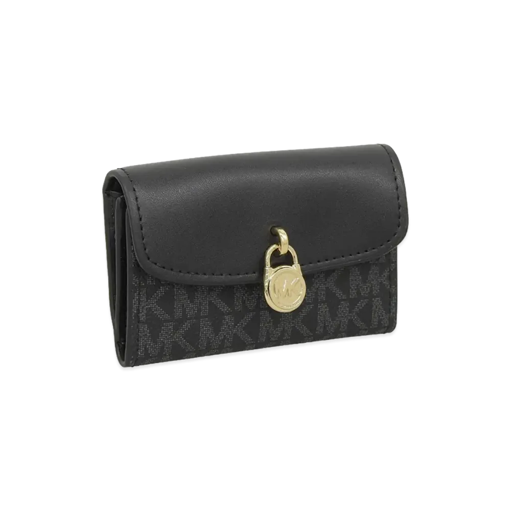 MICHAEL KORS Women's Lyra Coin Case "Black"