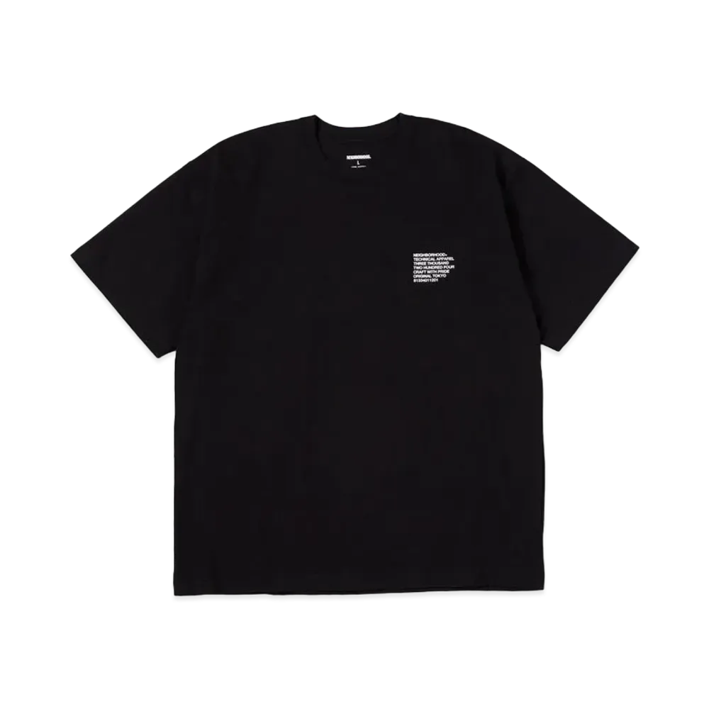 NEIGHBORHOOD NH-5 / C-TEE . SS "Black"