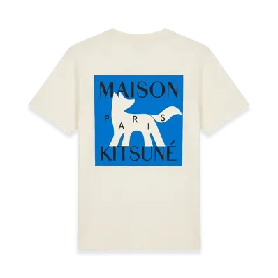 Maison Kitsune Women's Gallery Fox T-Shirt "Noblebeige"